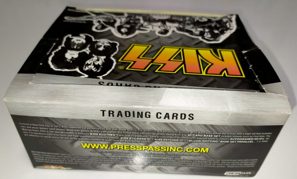 KISS Trading Cards Box Prespass Eulenspiegel's KISS Collector SHOP