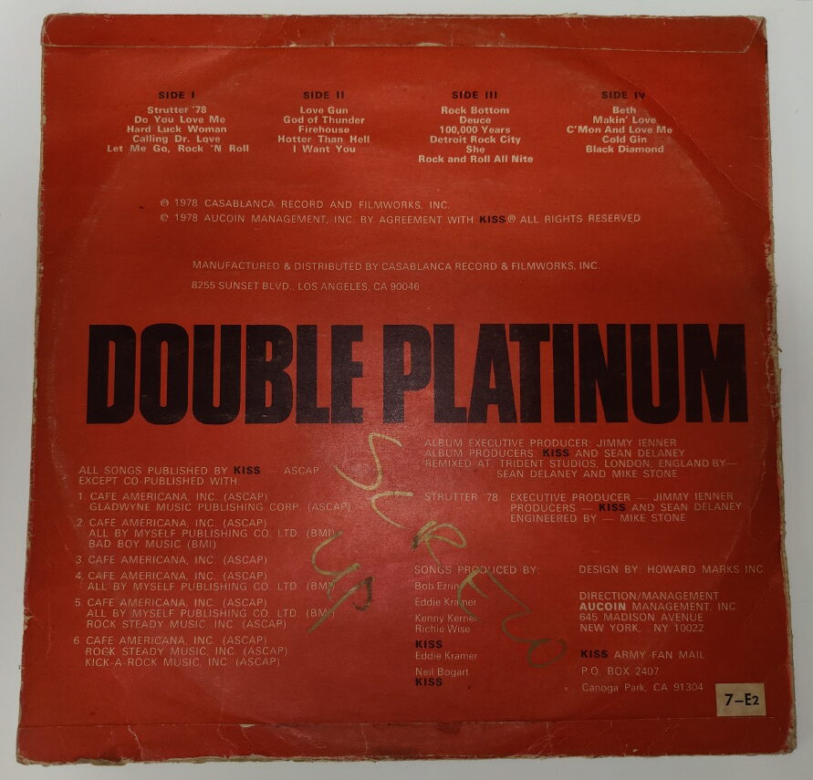 KISS LP Double Platinum (Zimbabwe/Rhodesia) - Image 7