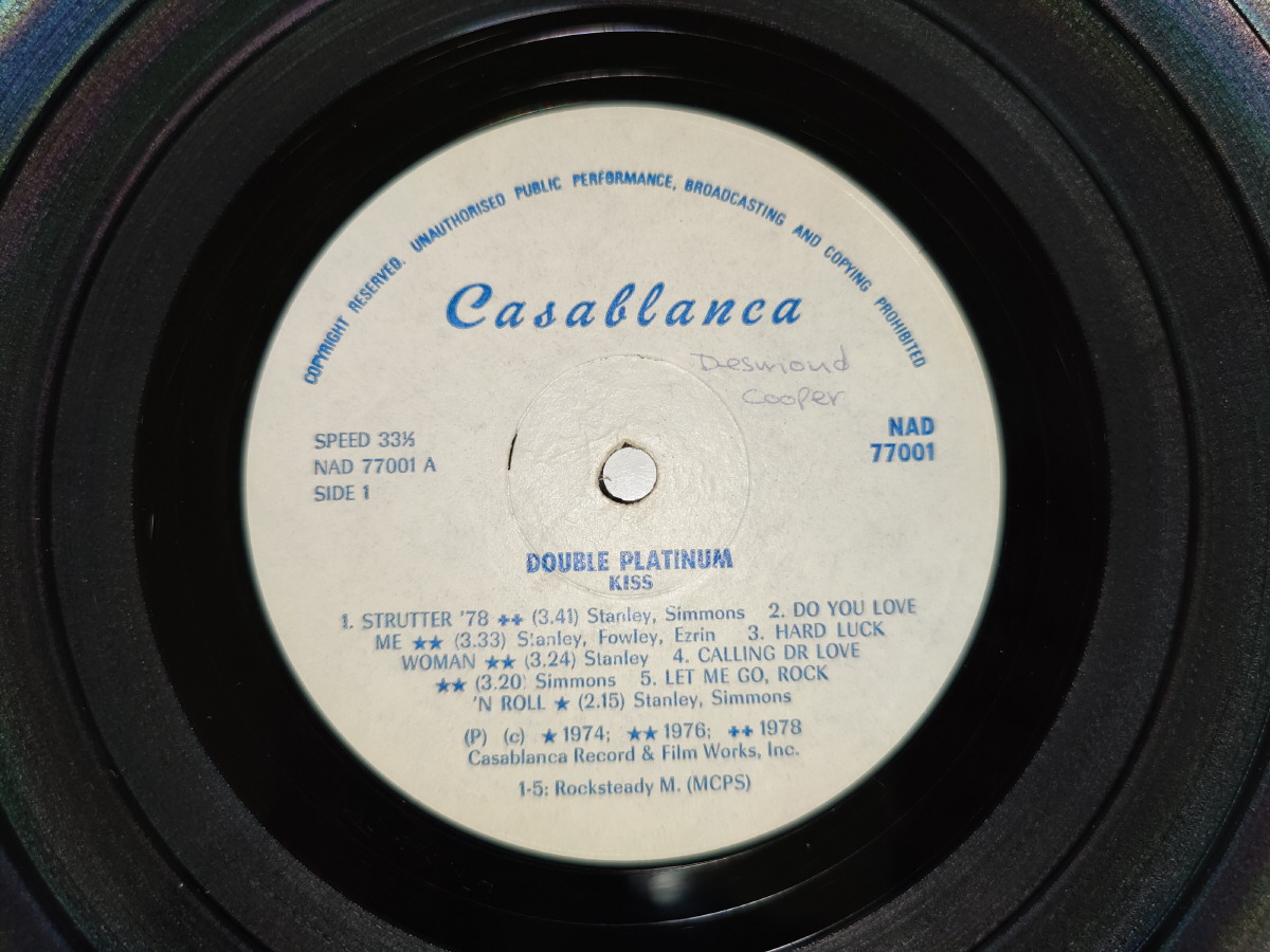 KISS LP Double Platinum (Zimbabwe/Rhodesia) - Image 8
