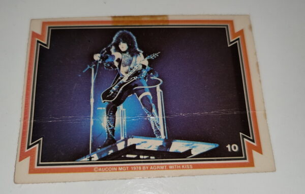 KISS 70's Bubble Gum Trading Card #10