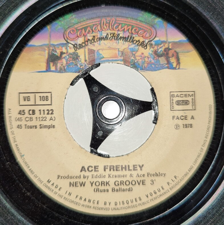 KISS 7″ Single Ace Frehley New York Groove (France