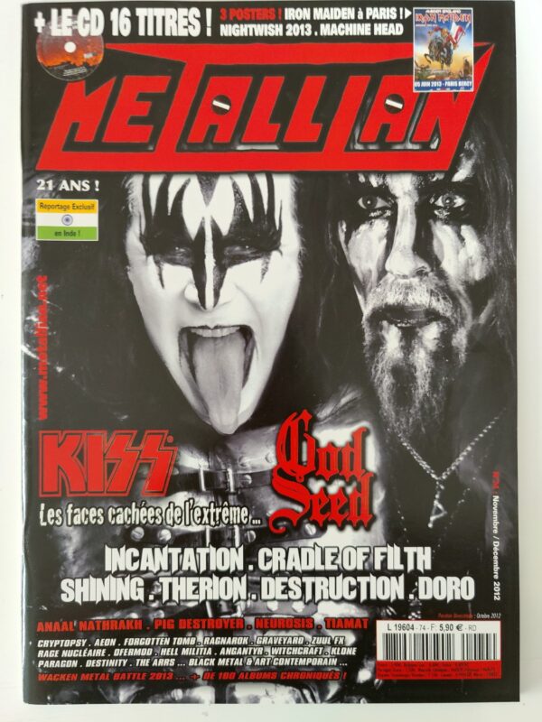 KISS Mag Metallian (France) 2012