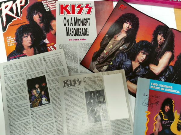 KISS Cover & Pages: RIP (USA) October 1987 - Image 2