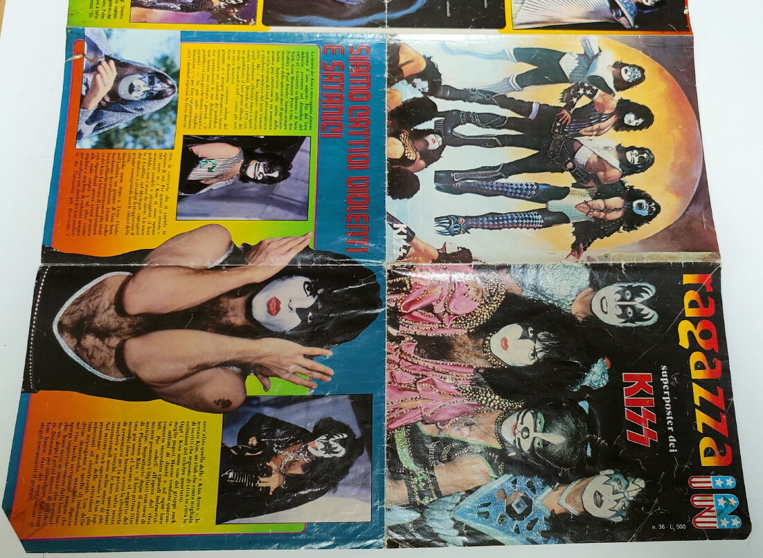 KISS Magazine Poster-Special Ragazza In (1979) Italy - Image 4