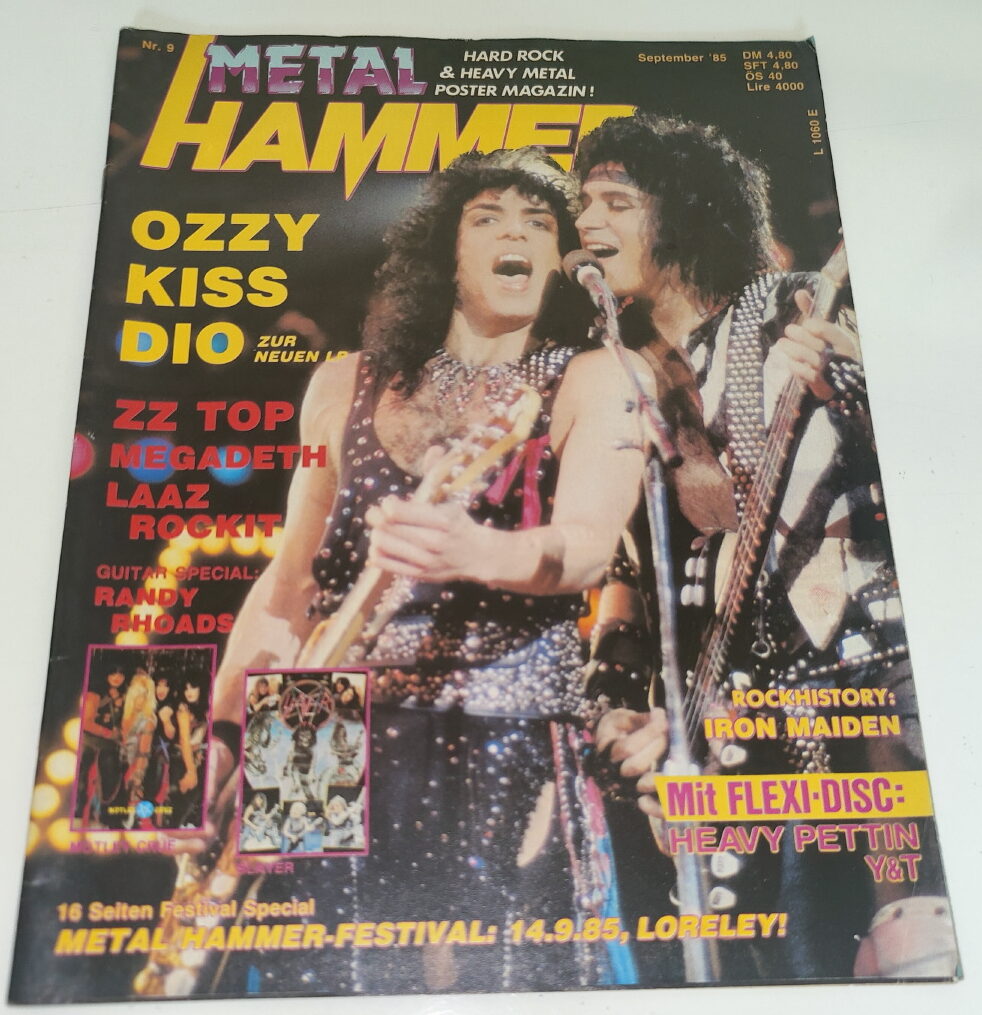 KISS Magazine Metal Hammer (Germany) 1985 – Eulenspiegel’s KISS 