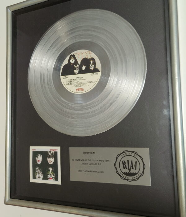 KISS Platinum Award Dynasty RIAA (USA) - Image 2