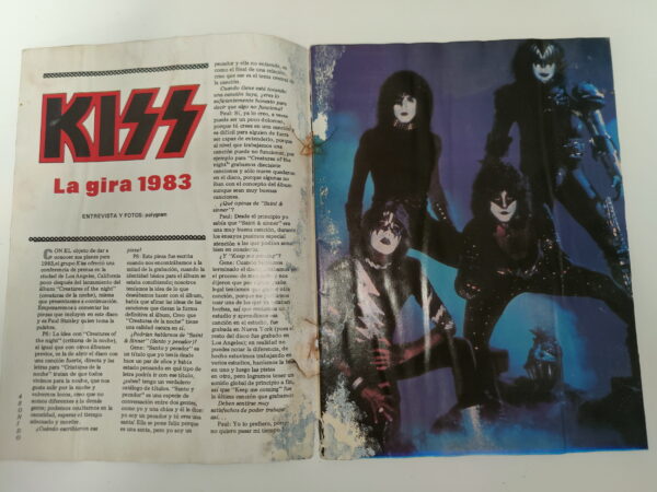 KISS Magazine Sonido (Mexico) 1983 - Image 2