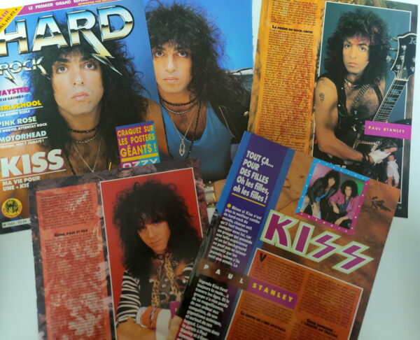 KISS Cover & Pages: Hard Rock (France) July 1986 - Image 2