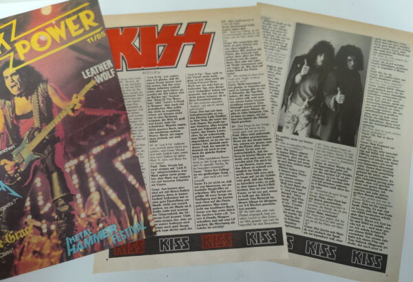 KISS Cover & Pages: Rock Power (Germany) 1985 - Image 2