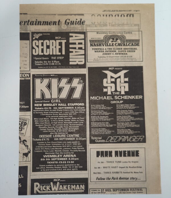 KISS Cover & Pages: Melody Maker (UK) 1980 - Image 3