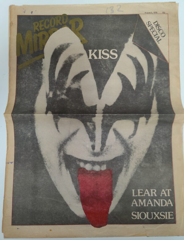 KISS Cover & Pages: Record Mirror (UK) 1978