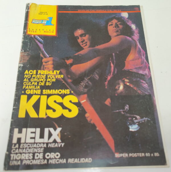 KISS Special Magazine Popular 1 Kiss/Helix (Spain)