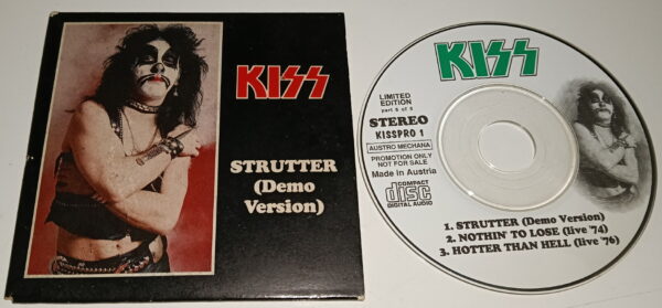 KISS CD 3" Mini-CD Strutter (Austria) Peter Criss Promo