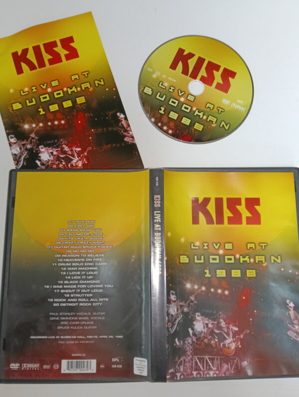 KISS DVD Live At Budokan 1988 (Germany)