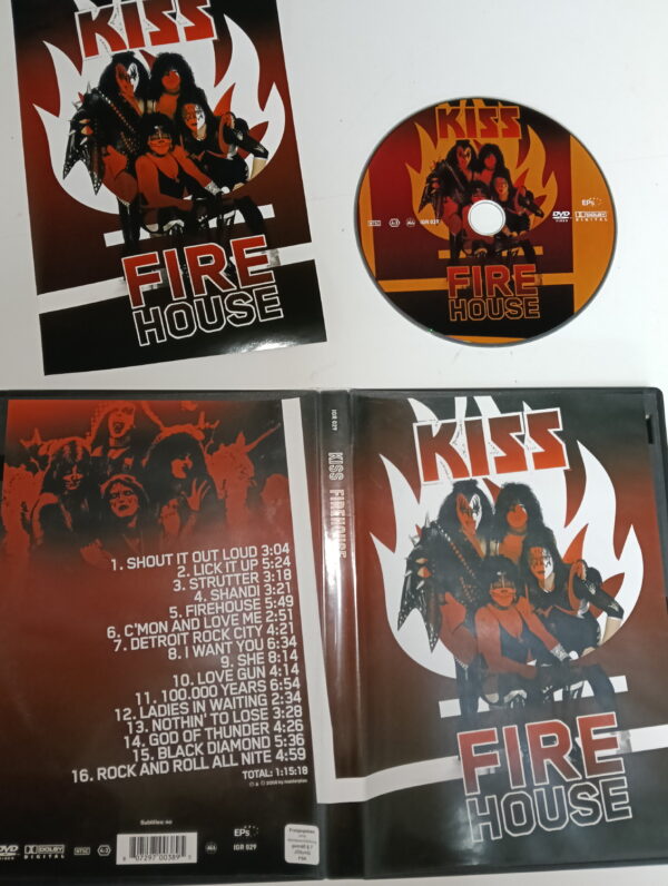 KISS DVD Fire House (Germany)