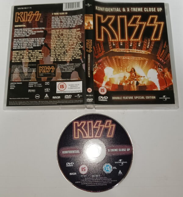 KISS DVD Konfidential & E-Treme Close-Up (UK)