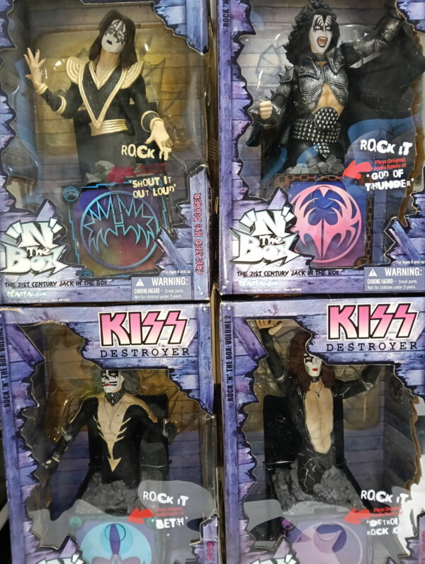 KISS Figures Jack In The Box (Set of 4)