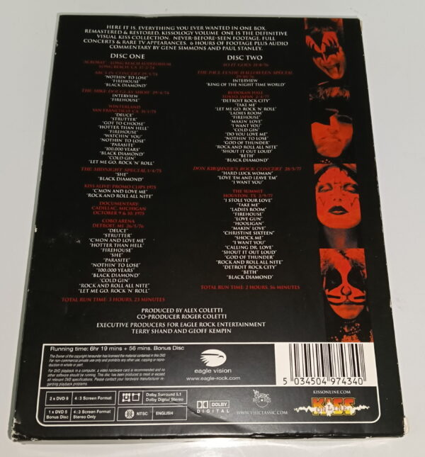 KISS DVD Kissology Vol. 1 (Largo 1977) - Image 3