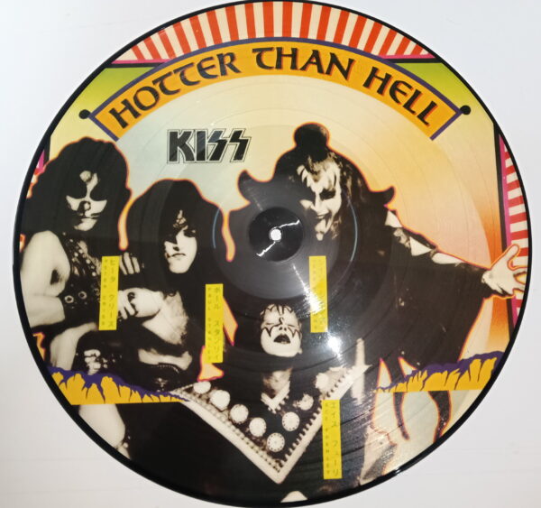 KISS LP Picture Disc Hotter Than Hell (Holland)