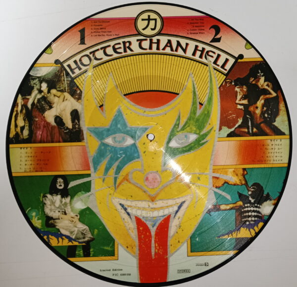 KISS LP Picture Disc Hotter Than Hell (Holland) - Image 2