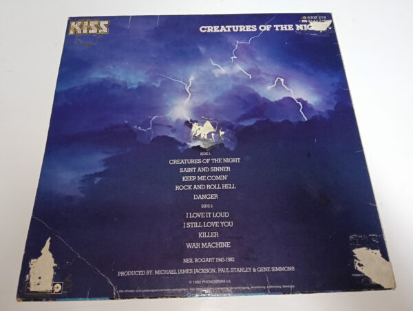 KISS LP Creatures Of The Night (Germany) - Image 2