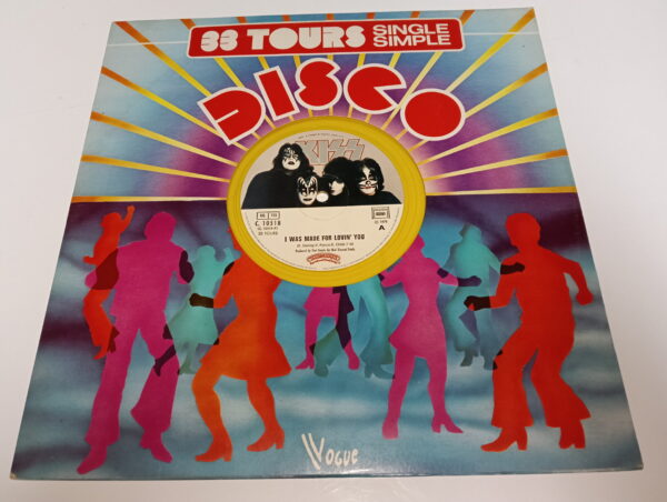 KISS 12" Maxi I Was made For Lovin' You (France) yellow vinyl