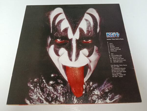 KISS LP Picture Disc Hotter Than Hell In Paris - Image 4