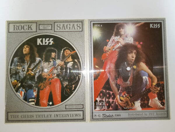 KISS Single-Set Picture Discs Shapes Rock Sagas