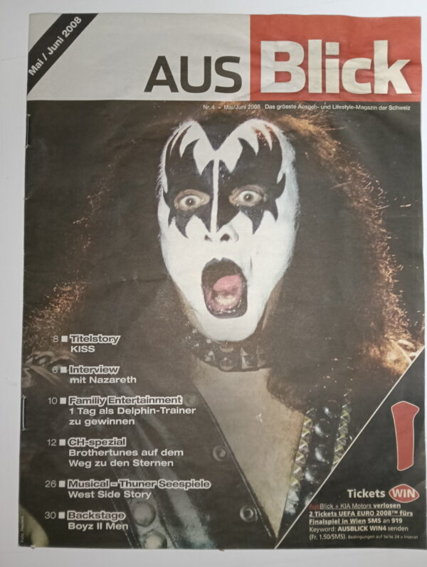 KISS Newspaper AusBlick (Switzerland) 2008