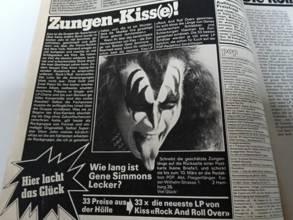 KISS Magazine POP (Germany) 1977 - Image 3