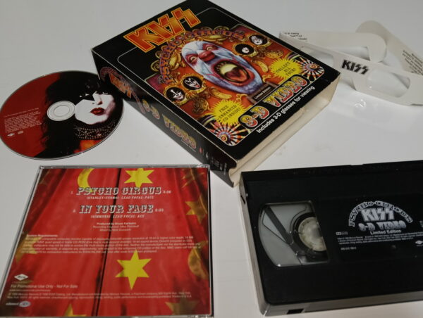 KISS VHS/CD/glasses Psycho Circus (Paul Stanley) - Image 3