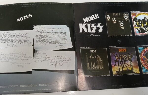 KISS LP Alive! (France) rare inner-sleeve - Image 2