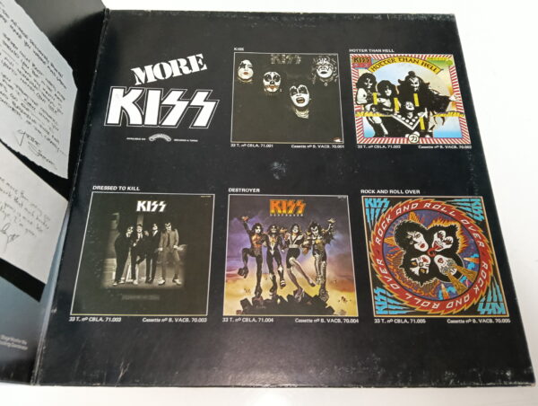 KISS LP Alive! (France) rare inner-sleeve