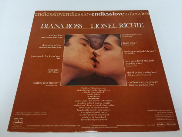 KISS LP Endless Love (USA) - Image 3