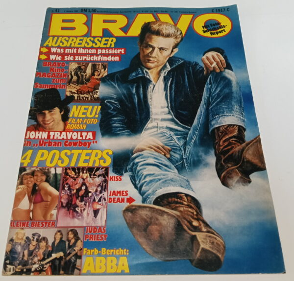 KISS Magazine Bravo (Germany) #41/1980 with poster