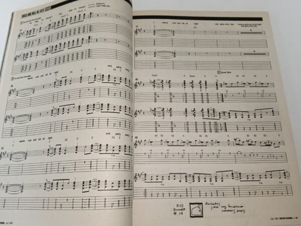 KISS Magazine A Tribute To Kiss (Guitar School) - Image 10