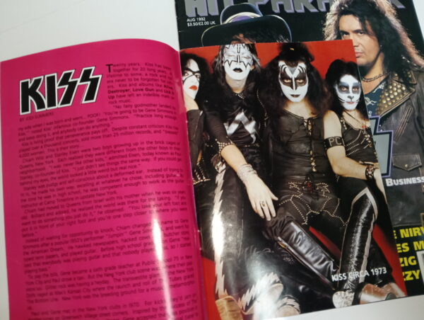 KISS Magazine Hit Parader (USA) 1992 with Kiss mini special - Image 6