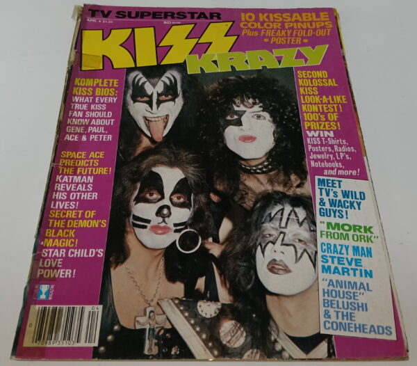 KISS Magazine Kiss Krazy TV Superstar (USA) 1979