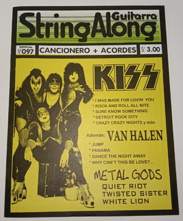 KISS Magazine / Lyrics String Along Guitarra (Peru)