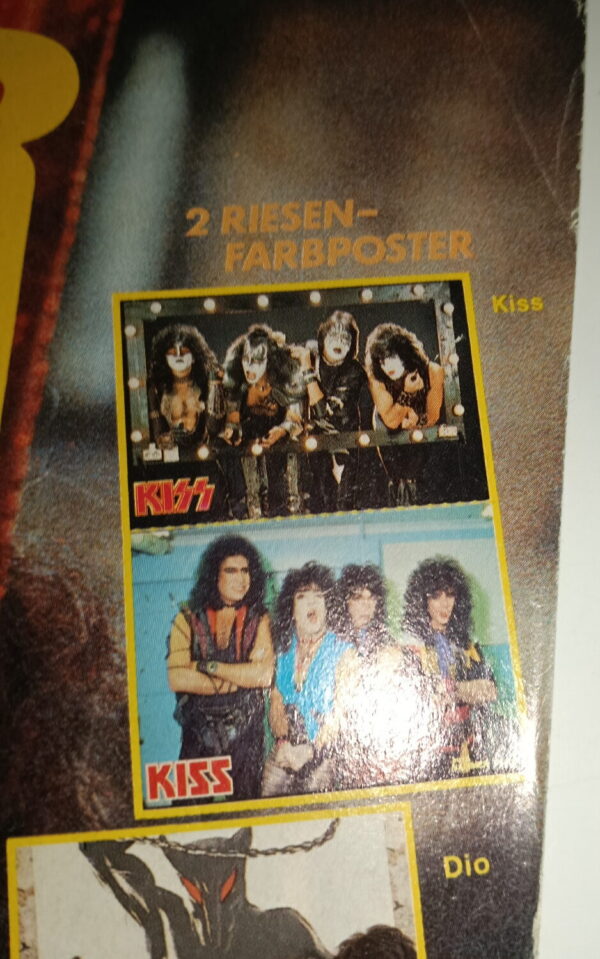 KISS Magazine Metal Hammer (Germany) #5/1984 with poster - Image 2