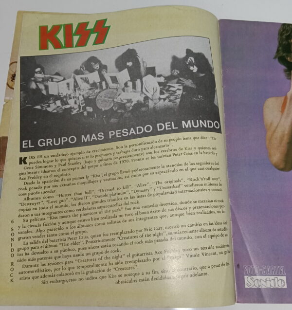 KISS Magazine Sonido (Mexico) 1983 - Image 2