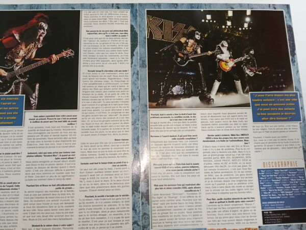 KISS Cover & Pages: Hard Rock (France) 1996 - Image 3