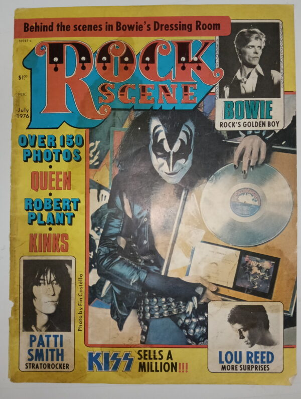 KISS Cover & Pages: Rock Scene 1976 (USA) - Image 2