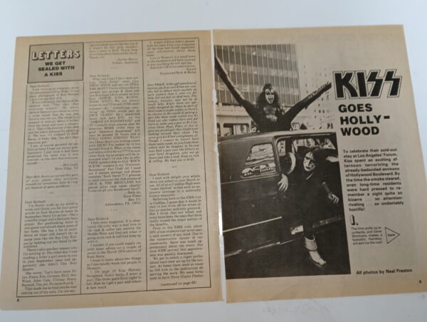 KISS Cover & Pages: Rock Scene 1976 (USA) - Image 5
