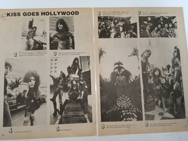 KISS Cover & Pages: Rock Scene 1976 (USA) - Image 6
