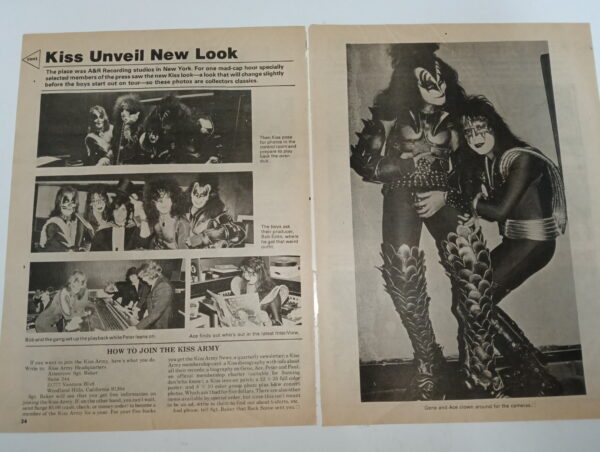 KISS Cover & Pages: Rock Scene 1976 (USA) - Image 8