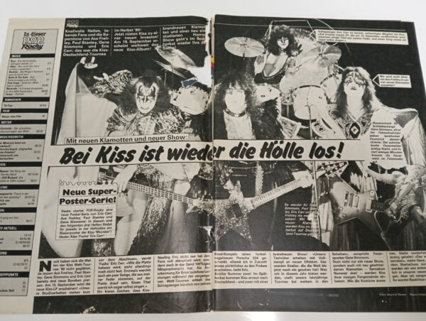 KISS Magazine Pop Rocky #14 / 1981 - Image 2