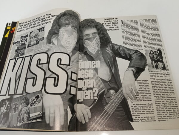 KISS Magazine Popcorn (Germany) 1980 - Image 2