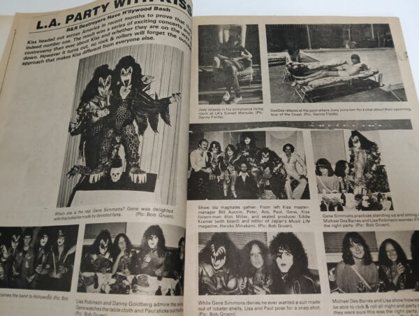 KISS Magazine Rock Scene January 1977 (USA) - Image 3
