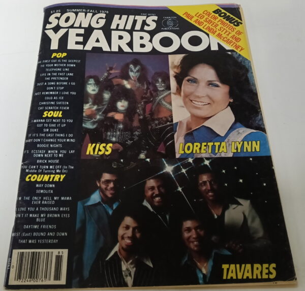 KISS Magazine Song Hits Yearbook (USA) 1978